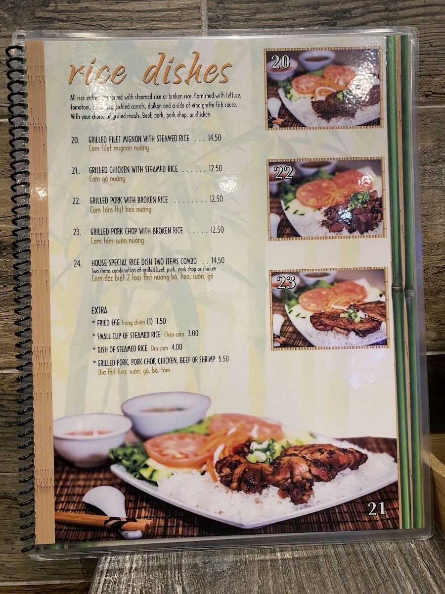 PHO 7 COW Menu - Image 2