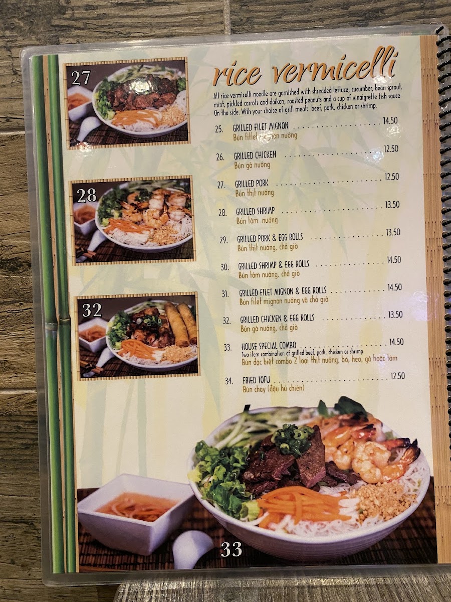 PHO 7 COW Menu - Image 3