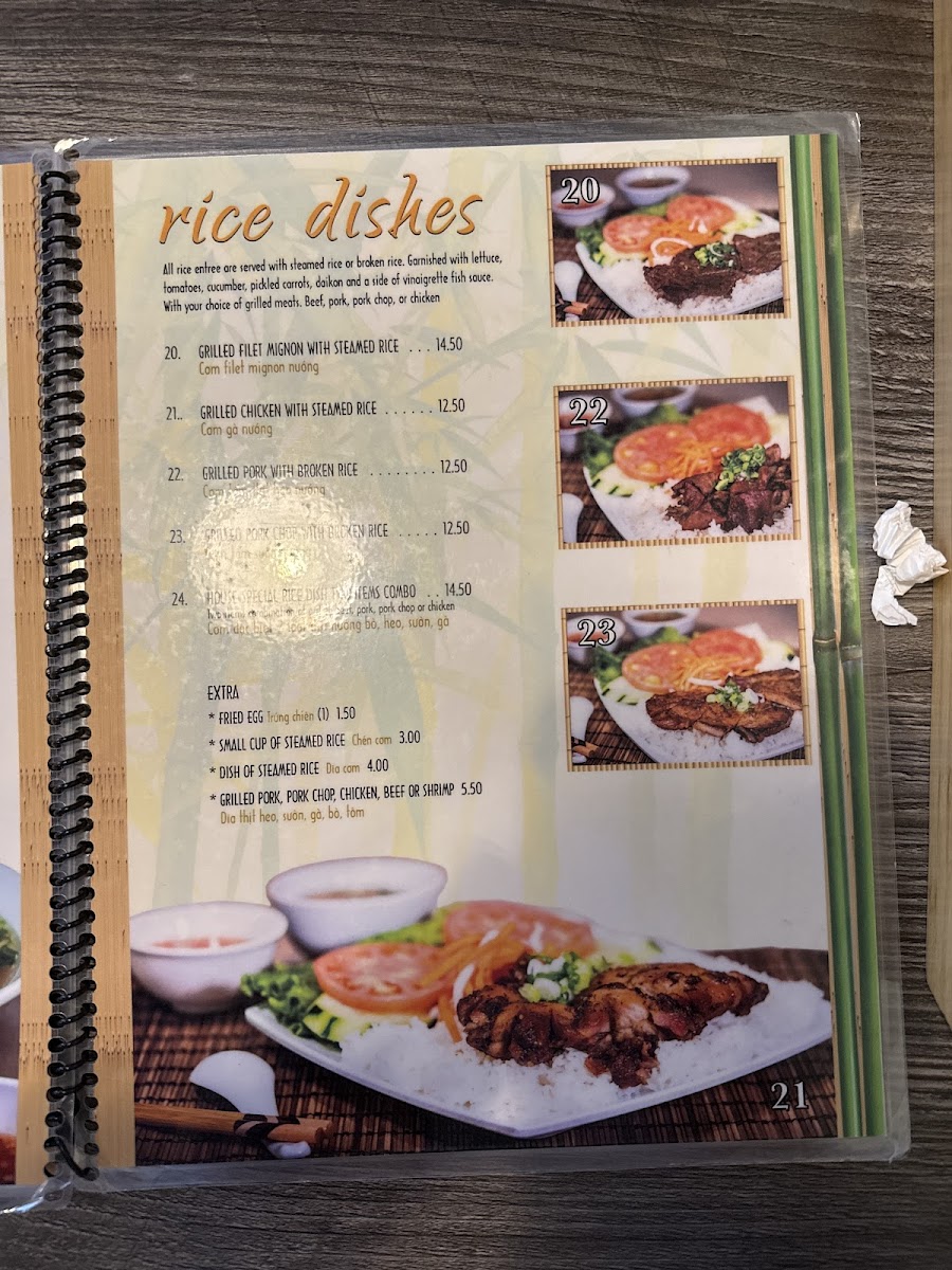 PHO 7 COW Menu - Image 5
