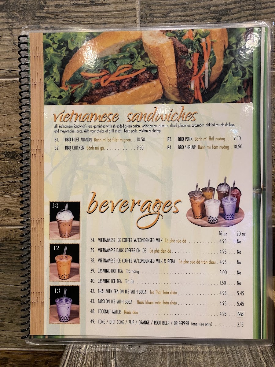 PHO 7 COW Menu - Image 6